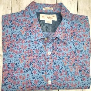 Penguin Men's Short Sleeve XXL Floral Print Shirt